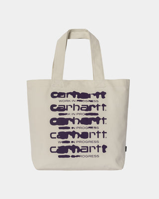 Carhartt Wip Logo Shopping  Bag White