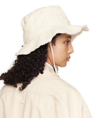 Jacquemus 'Le Bob Artichaut' Bucket Hat White