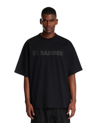 Jil Sander Logo Print T-Shirt Black