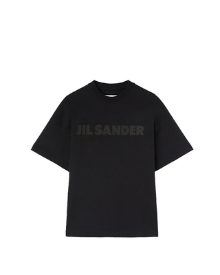 Jil Sander Logo Print T-Shirt Black