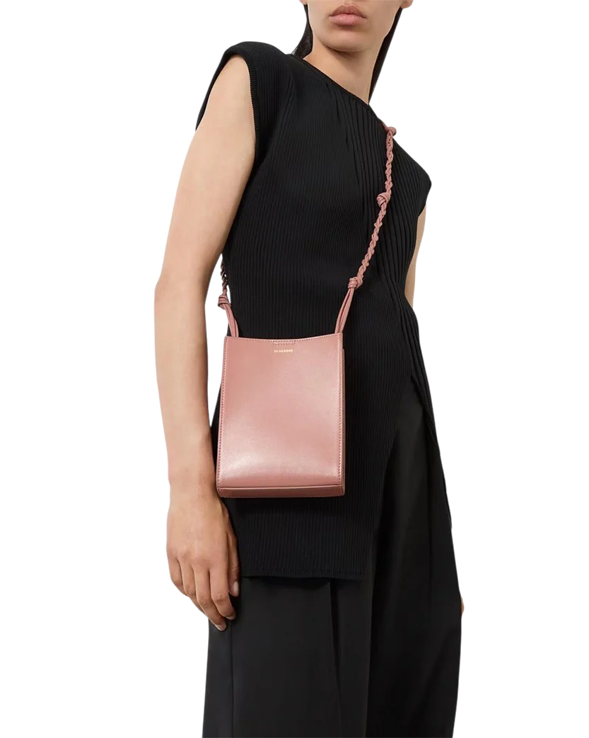 Jil Sander Tangle Crossbody Bag Pink