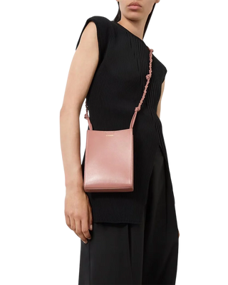 Jil Sander Tangle Crossbody Bag Pink