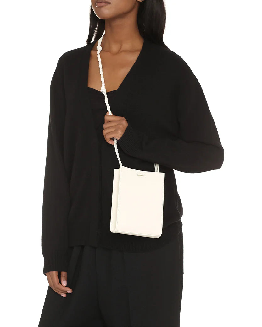 Jil Sander Tangle Crossbody Bag Cream