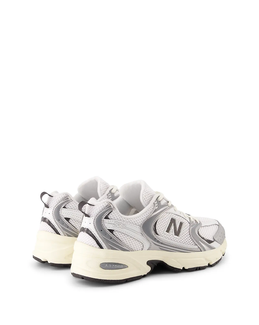 New Balance 530 Silver Metallic/Black Cement U530ESA