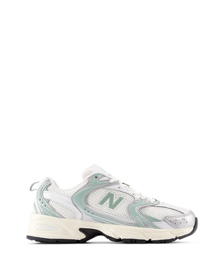 New Balance 530 Silver Metallic/Mosaic Green U530SEB