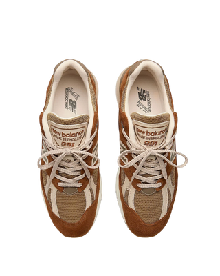New Balance 991v2 Made In UK Caramel Cafe/Dijon U991GB2