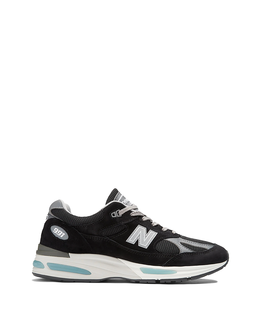 New Balance 991v2 Made in UK Black/Smoked Pearl U991BK2