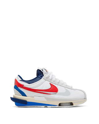 Nike x Sacai Cortez 4.0 OG White University Red Blue DQ0581-100