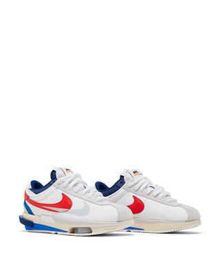 Nike x Sacai Cortez 4.0 OG White University Red Blue DQ0581-100