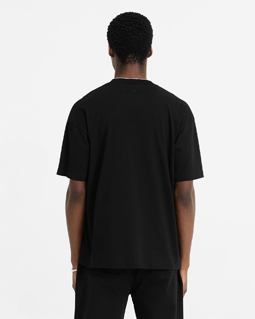 Represent Initial Oversized T-Shirt Black INM4742