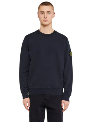 Stone Island 63051 Logo Sweatshirt Navy