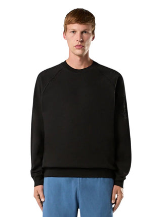 Stone Island 604M2 Heavy Cotton Jersey Sweatshirt Black