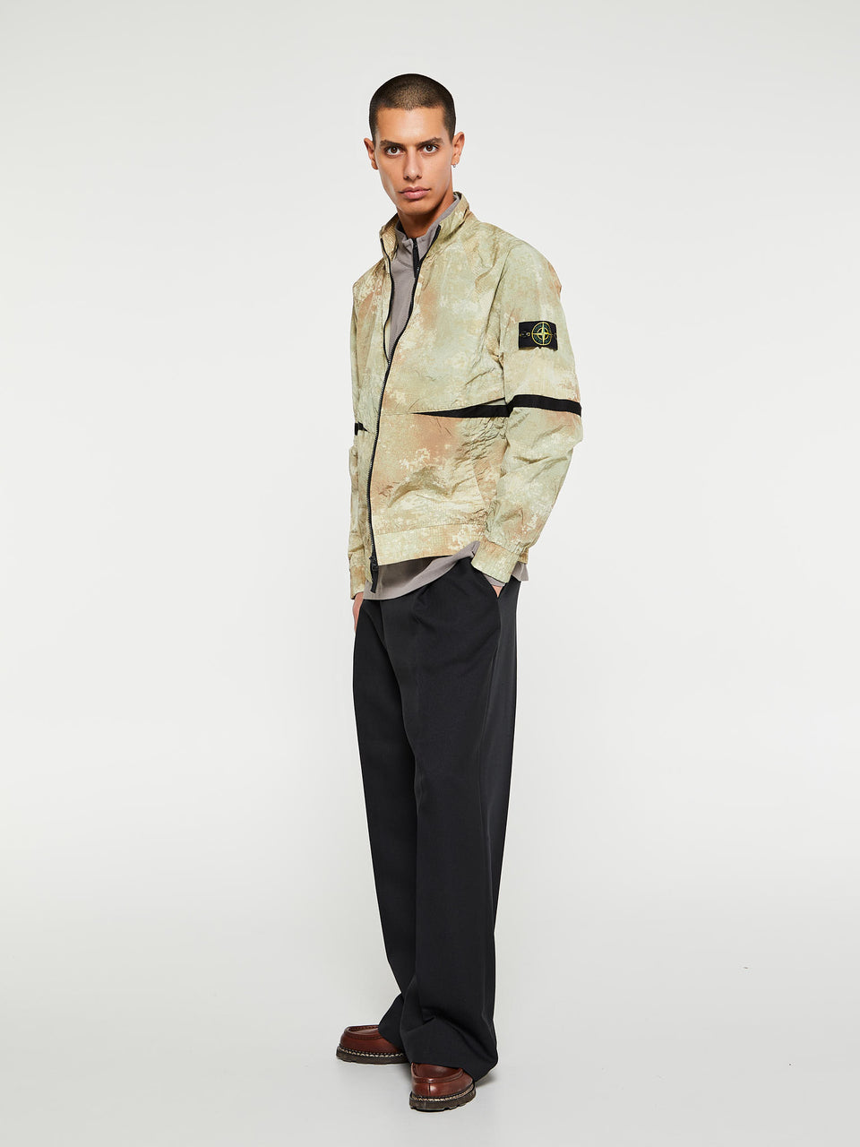 Stone Island 661E1 Camouflage Jacket Green