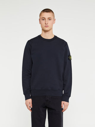 Stone Island 63051 Logo Sweatshirt Navy