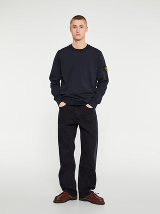 Stone Island 63051 Logo Sweatshirt Navy