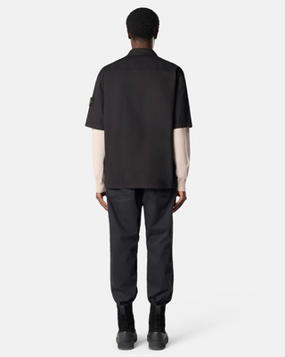 Stone Island 1100025 STRETCH ORGANIC COTTON TWILL Shirt Black