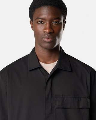 Stone Island 1100025 STRETCH ORGANIC COTTON TWILL Shirt Black