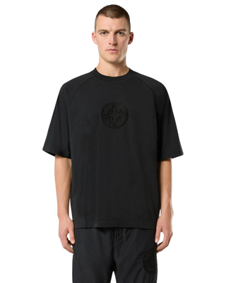 Stone Island 201M1 20/1 Organic Cotton Jersey T-Shirt Black