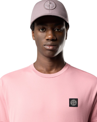 Stone Island 2100027 60/2 COTTON JERSEY T-shirt Compass Patch Oleander