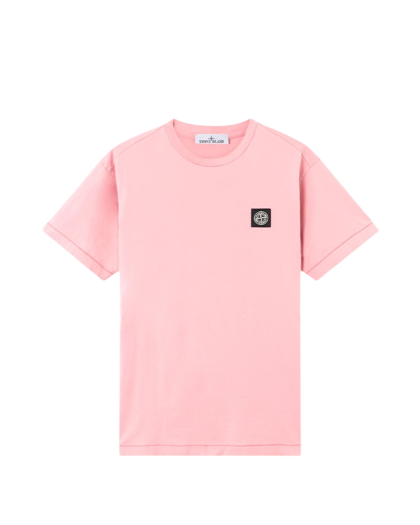 Stone Island 2100027 60/2 COTTON JERSEY T-shirt Compass Patch Oleander