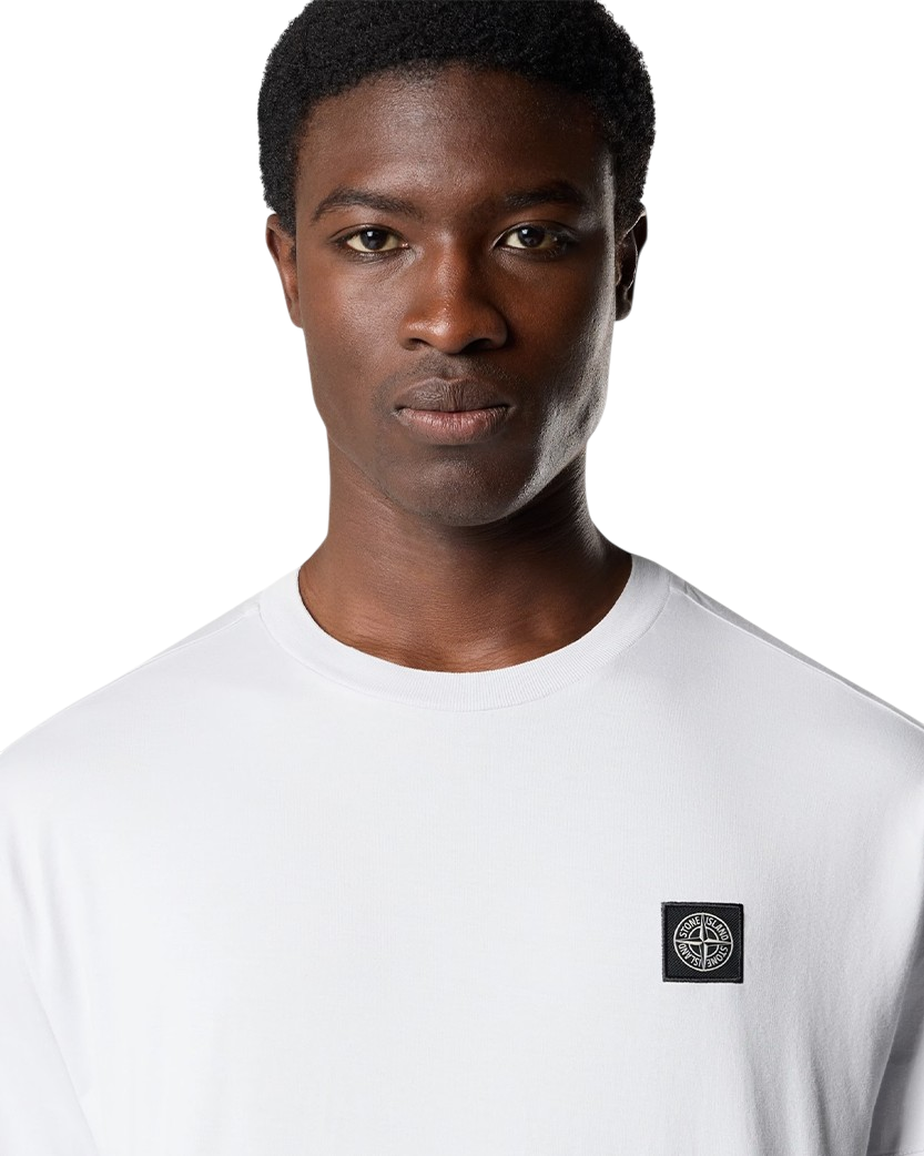 Stone Island 2100027 60/2 COTTON JERSEY T-shirt Compass Patch Sky Blue