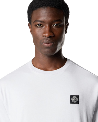 Stone Island 2100027 60/2 COTTON JERSEY T-shirt Compass Patch Sky Blue