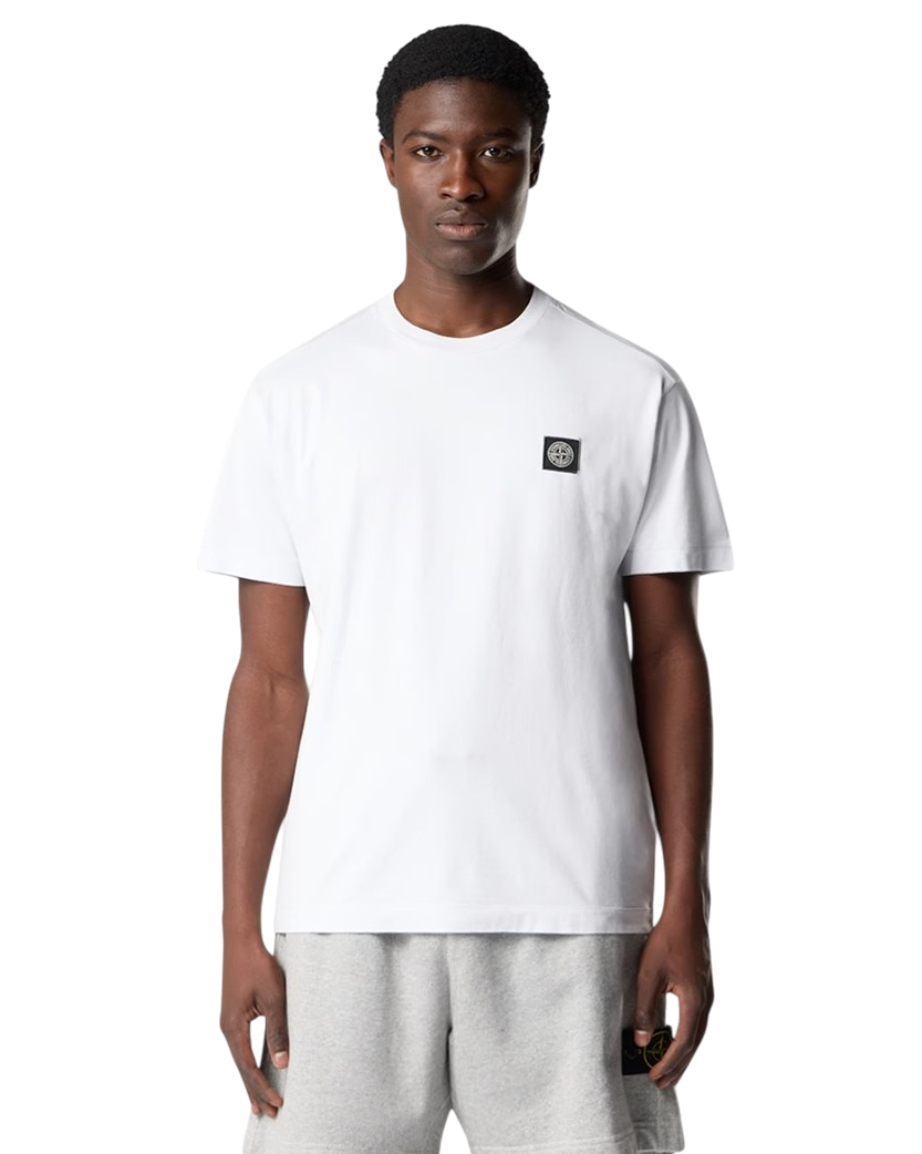 Stone Island 2100027 60/2 COTTON JERSEY T-shirt Compass Patch Sky Blue