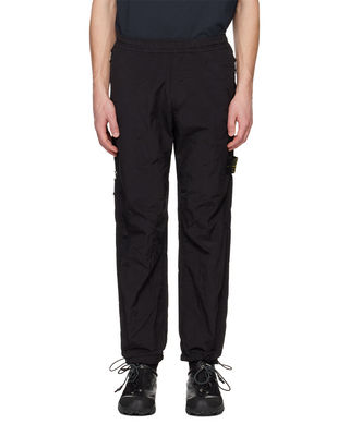 Stone Island 3100005 Nylon Metal Regular Fit Jogger Pants Black