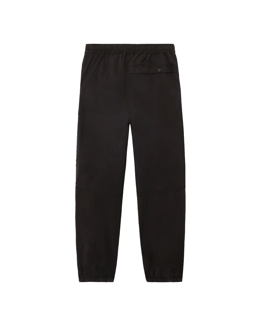 Stone Island 3100016 SUPIMA Cotton Twill Stretch-TC Cargo Pants Black
