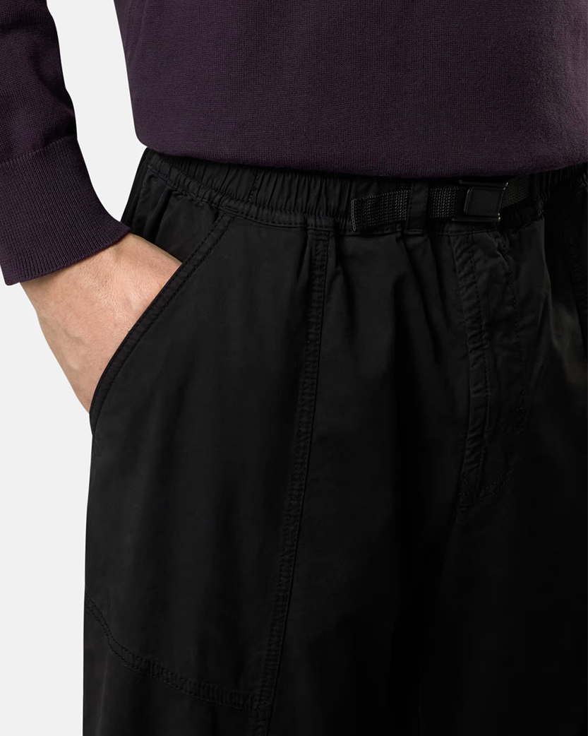 Stone Island 3100016 SUPIMA Cotton Twill Stretch-TC Cargo Pants Black