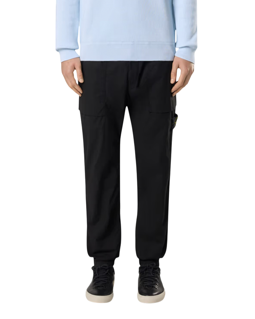 Stone Island 3100017 STRETCH COTTON TELA 'PARACADUTE' Pants Black