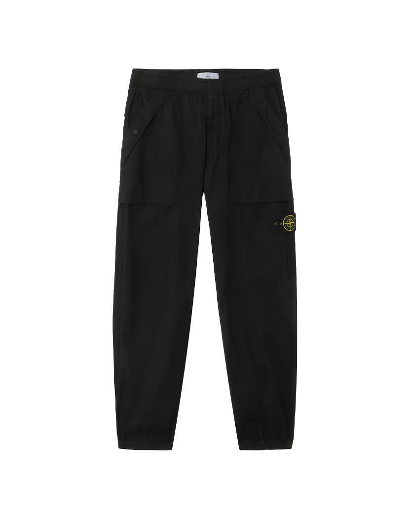 Stone Island 3100017 STRETCH COTTON TELA 'PARACADUTE' Pants Black