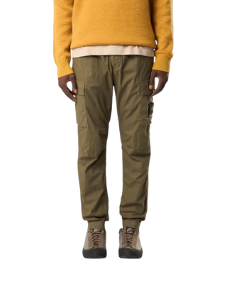 Stone Island 3100031 Stretch Cotton 'PARACADUTE' Pants Military Green