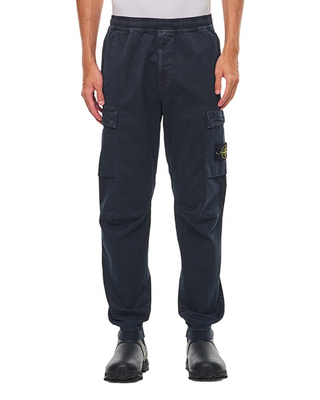 Stone Island 313L1 Regular Tapered Fit Cargo Pants Navy Blue