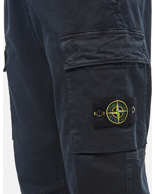 Stone Island 313L1 Regular Tapered Fit Cargo Pants Navy Blue