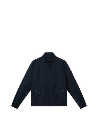 Stone Island 4100026 Weatherproof Cotton Canvas Jacket Ghost Navy Blue