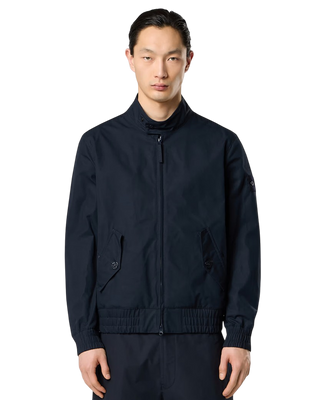 Stone Island 4100026 Weatherproof Cotton Canvas Jacket Ghost Navy Blue