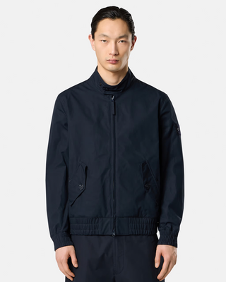 Stone Island 4100026 Weatherproof Cotton Canvas Jacket Ghost Navy Blue