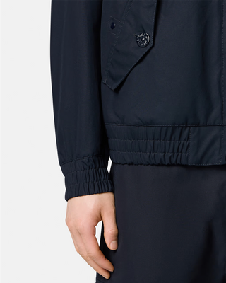 Stone Island 4100026 Weatherproof Cotton Canvas Jacket Ghost Navy Blue