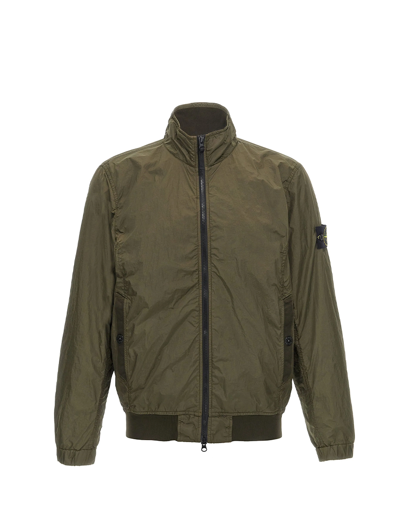 Stone Island 4100037 CRINKLE REPS R-NY Jacket Green