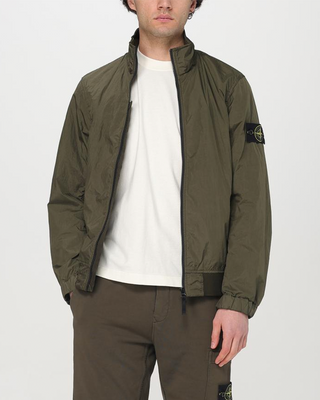 Stone Island 4100037 CRINKLE REPS R-NY Jacket Green