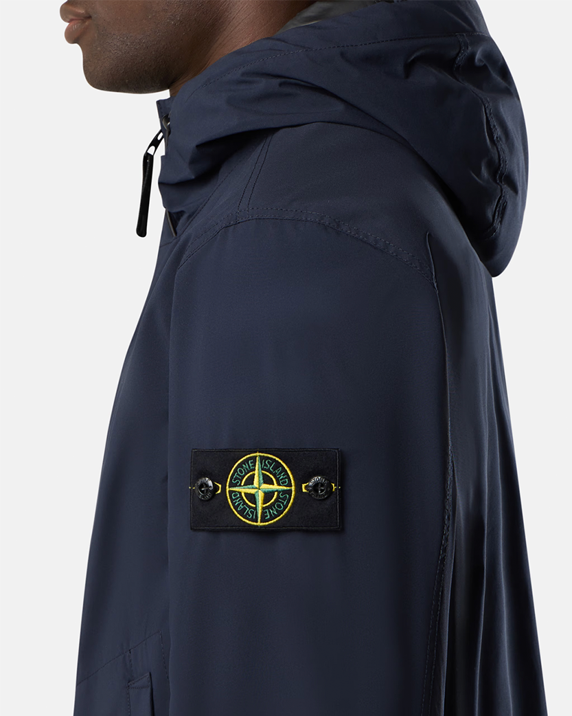 Stone Island 4100086 SOFT SHELL-R E.DYE TECHNOLOGY PRIMALOFT Padded Jacket Navy Blue