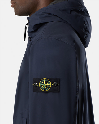 Stone Island 4100086 SOFT SHELL-R E.DYE TECHNOLOGY PRIMALOFT Padded Jacket Navy Blue