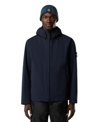 Stone Island 4100086 SOFT SHELL-R E.DYE TECHNOLOGY PRIMALOFT Padded Jacket Navy Blue