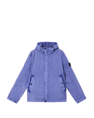 Stone Island 4100092 CRINKLE REPS R-NY Hooded Jacket Lavender