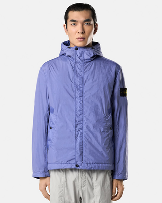 Stone Island 4100092 CRINKLE REPS R-NY Hooded Jacket Lavender