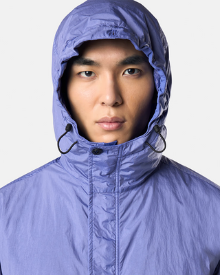 Stone Island 4100092 CRINKLE REPS R-NY Hooded Jacket Lavender