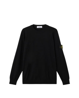 Stone Island 5100071 LIGHT PURE RWS WOOL Sweater Black