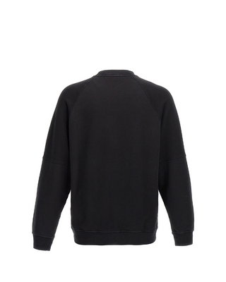 Stone Island 60252 Organic Cotton Fleece Sweatshirt Black