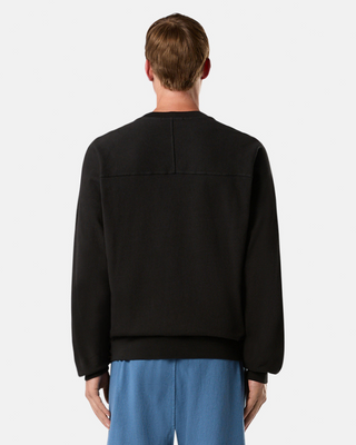 Stone Island 604M2 Heavy Cotton Jersey Sweatshirt Black